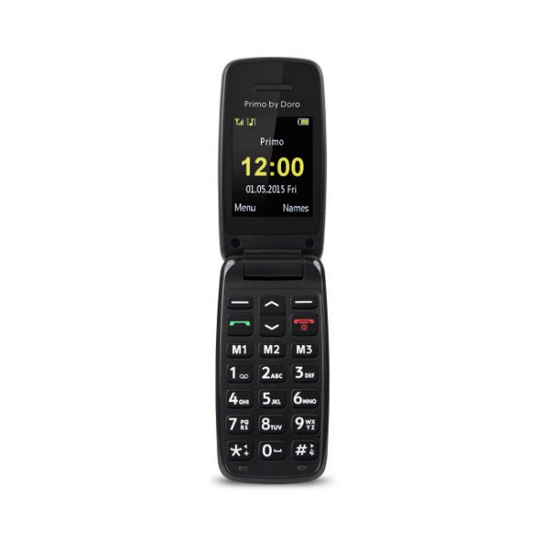 Doro primo 401 rojo móvil senior 2'' bluetooth radio fm fácil uso
