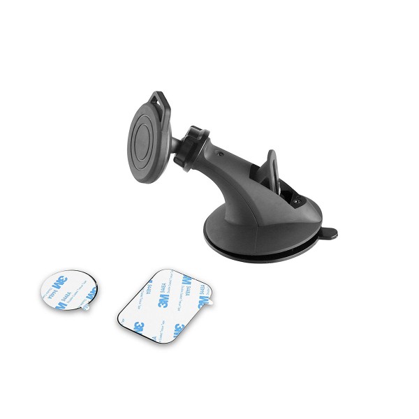 Muvit muchl0056 negro soporte de coche magnético con ventosa para móviles