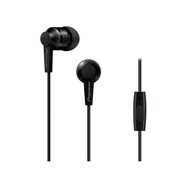 Pioneer se-c3t negro auriculares con micrófono diseño acabado en aluminio alta calidad