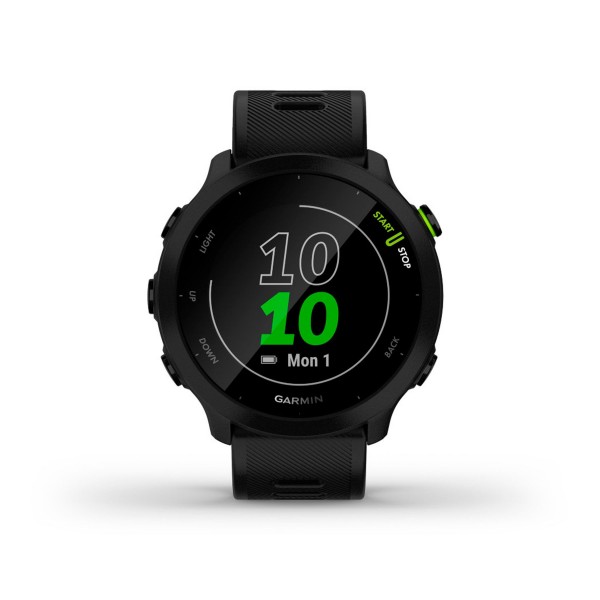 Garmin forerunner 55 negro/42mm reloj inteligente runnig/gps/monitor de frecuencia cardíaca