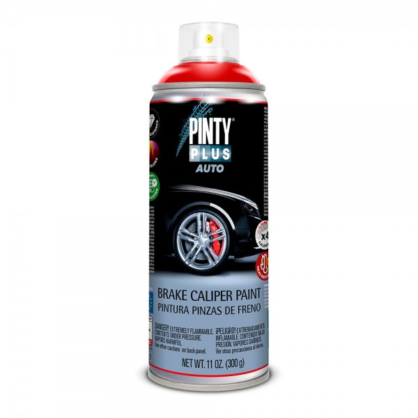 Pintura en spray auto 520 cc pinzas freno pf107 rojo