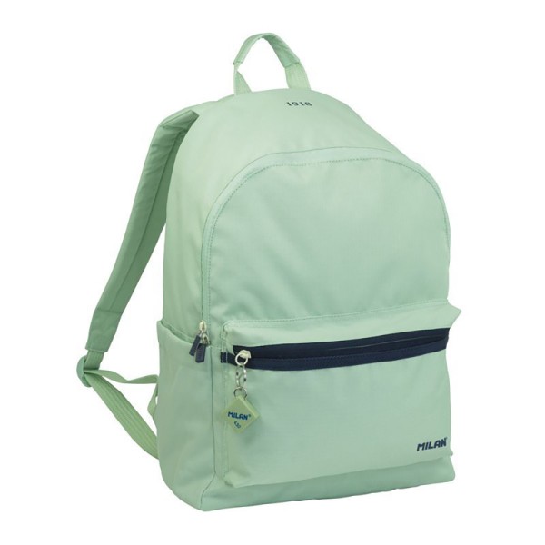 Mochila escolar 4 cremalleras serie 1918 21 l verde