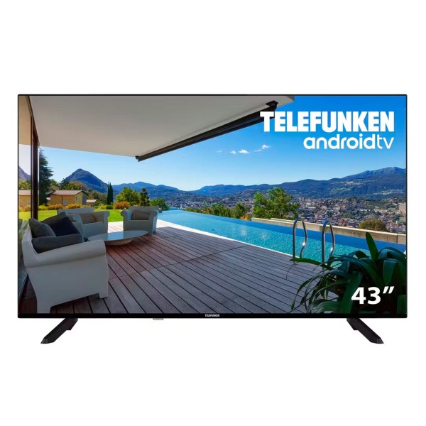 Telefunken 43dtua523 / televisor smart tv 43" direct led uhd 4k hdr