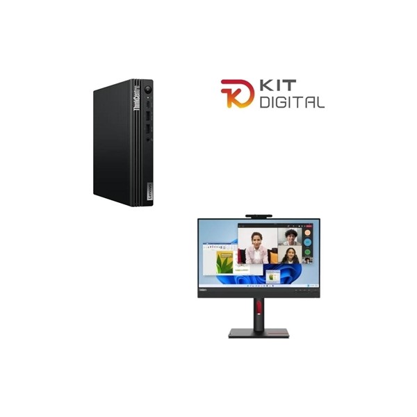 Lenovo m75q amd r5 pro-8500ge 16 512 w11p+24" kd