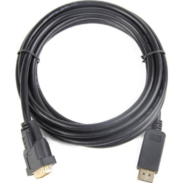 Gembird adaptador displayport (m) a dvi (m) 1 mts