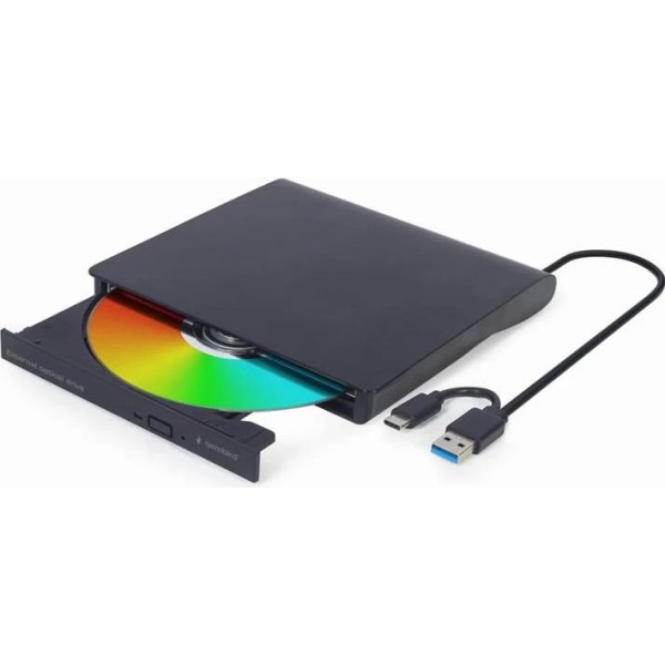 Gembird unidad de dvd usb externa  negro
