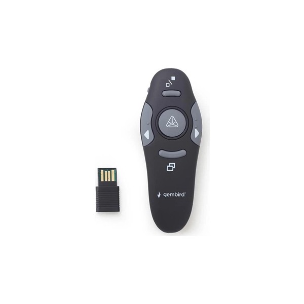 Gembird presentador inalámbrico láser adapt usb