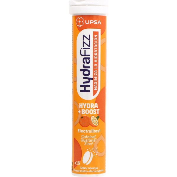 Upsa Hydrafizz Hydra Boost Comprimidos Efervescentes Sabor Naranja 16uds