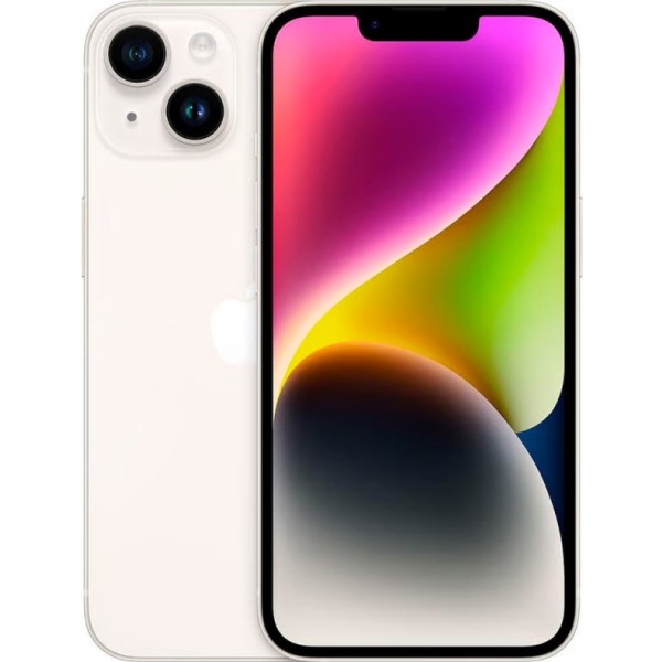 Apple iphone 14 5g white / reacondicionado / 6+128gb / 6.1" amoled full hd+