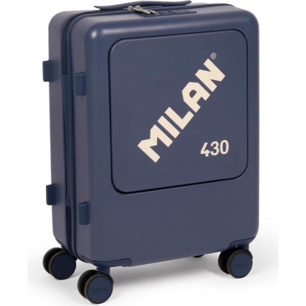 Maleta cabina rígida, azul marino, 50 l, 40 x 23 x 55 cm