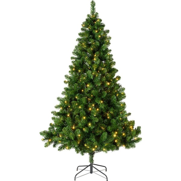 árbol de navidad uso interior tipo pino imperial con led ø117 x 180 cm