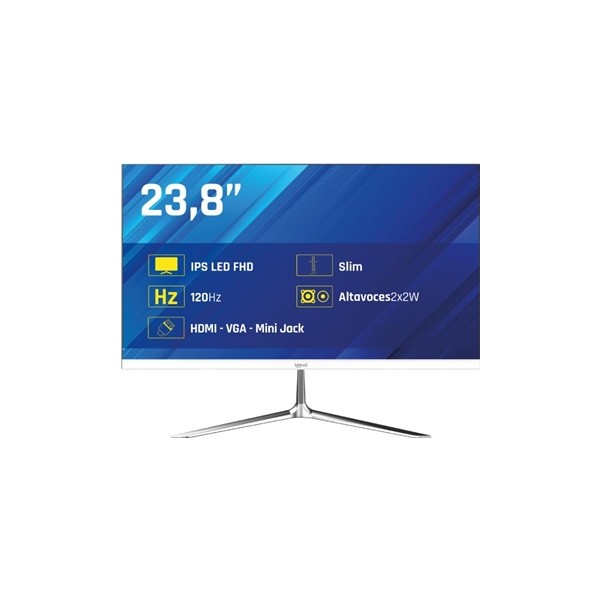 Iggual monitor 24" ips 1ms fhd 120hz mm blanco