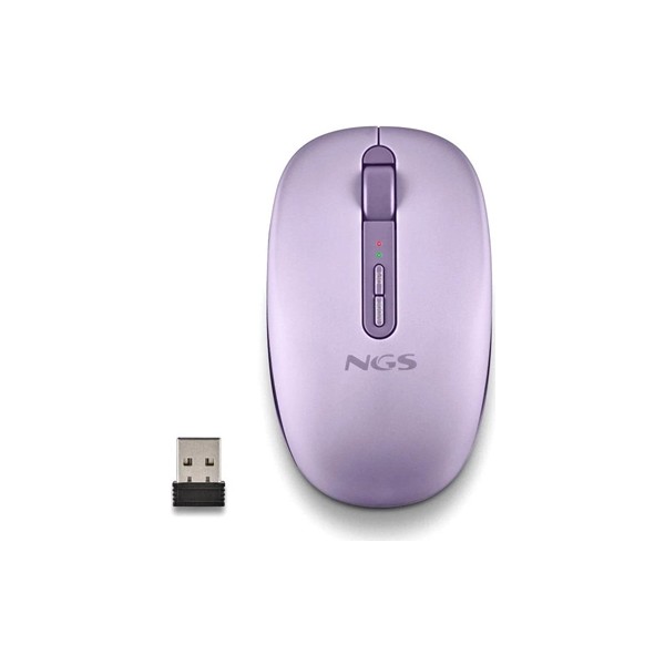 Ngs ratón inalámbric 2.4ghz dual bt fogdual purple