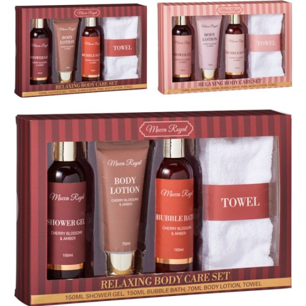 Estuche relaxing body care set, modelos surtidos