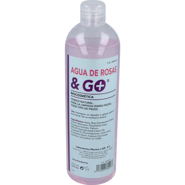 Y Go Agua Rosas 750 Ml