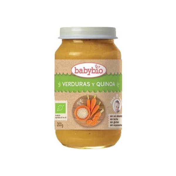 Babybio Tarrito Ecológico De Verduras Y Quinoa 200G