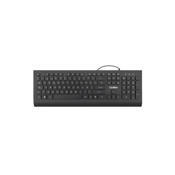 Coolbox teclado flatpro  usb 1.8m silencioso
