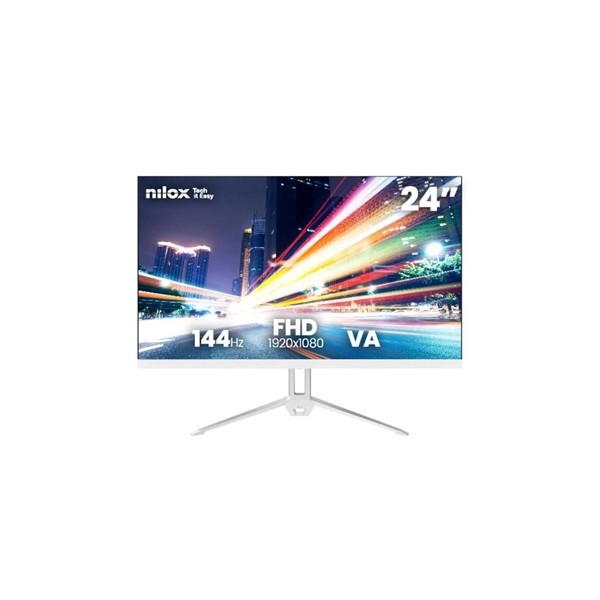 Nilox nxm24fhd14411w monitor 24" fhd va 144hz blan