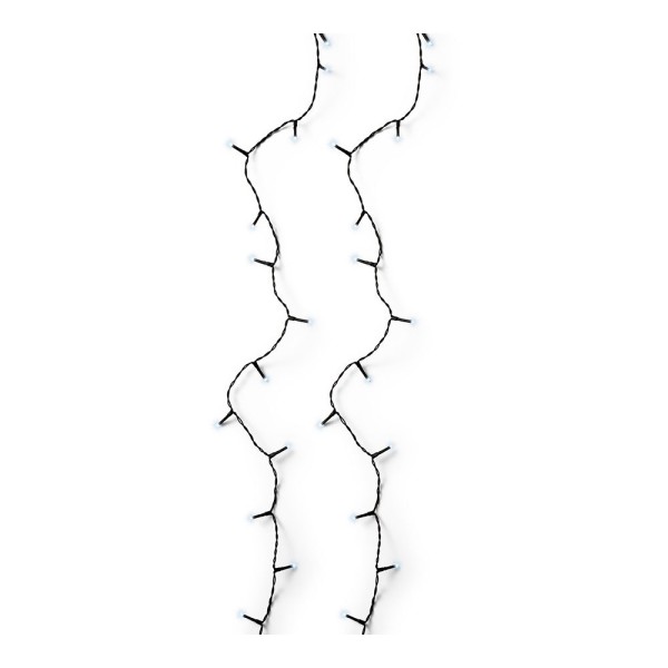 Guirnalda basic multifunción, uso exterior, blanco frío, 180 leds, 13,5 m