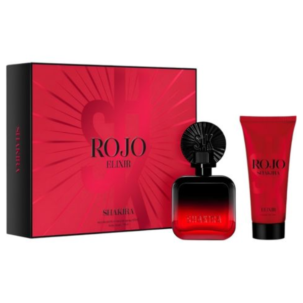 Shakira Rojo Elixir – Set de perfume y loción corporal