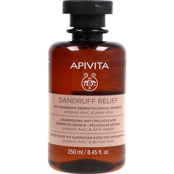 Apivita Dandruff Relief Champú Dermatológico Anticaspa Seca 250ml