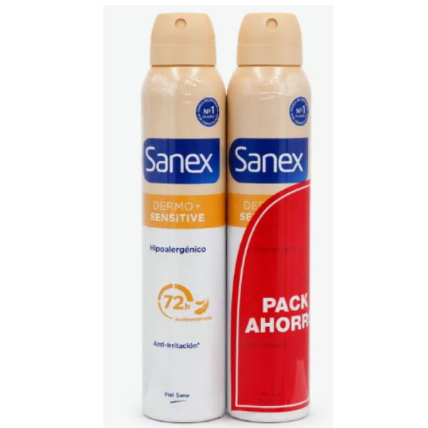 SANEX Desodorante SENSITIVE SP 200 DULO 72h